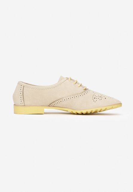 Pantofi Oxford Jonette Bej de dama online