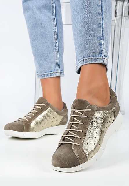 Pantofi casual Melila Gri de dama online