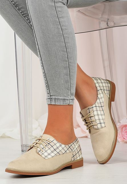 Pantofi casual Nerisa Bej de dama online