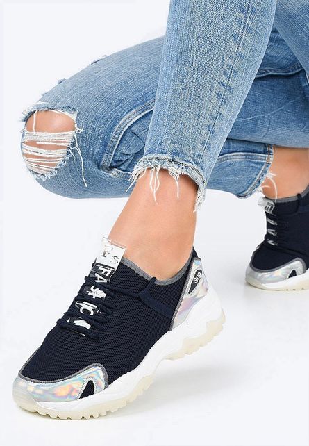 Sneakers Delvin Navy de dama online