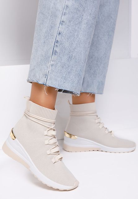 Sneakers High-Top Brielle Bej de dama online