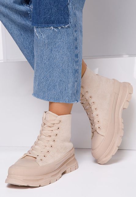 Sneakers High-Top Evantis Bej de dama online