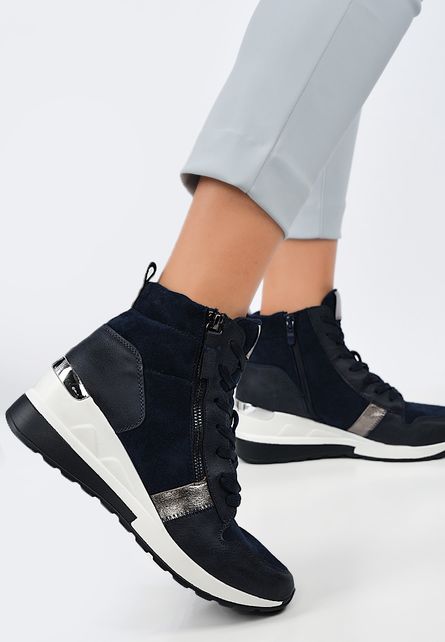 Sneakers High-Top Mavira Navy de dama online