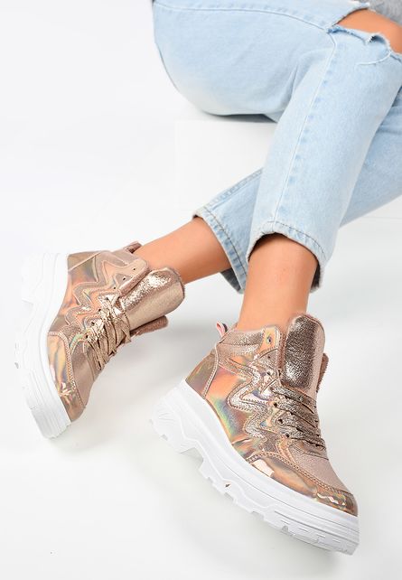 Sneakers High-Top Nastia Champagne de dama online