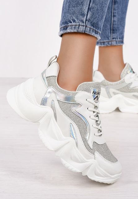 Sneakers de Albi de vara model trendy talpa inalta – Pantofi.DeFirma.ro