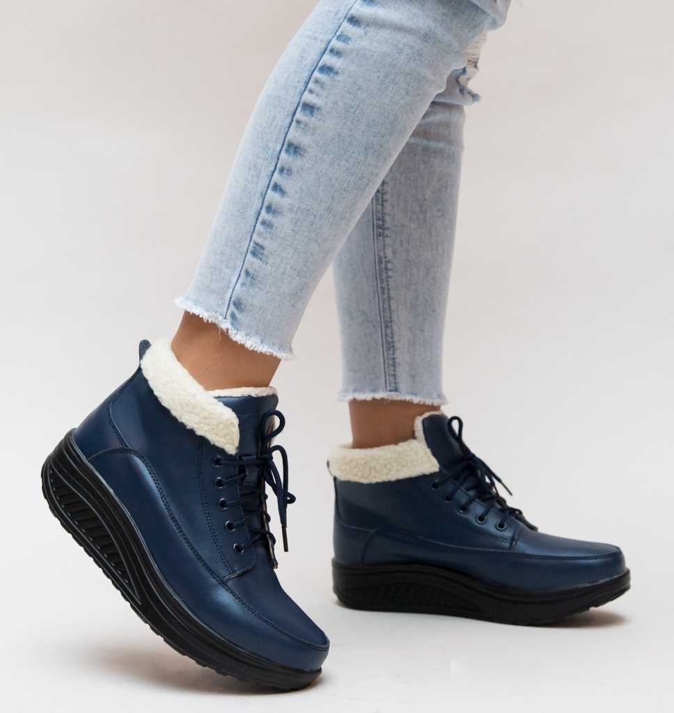 Pantofi dama bleu casual Blind online