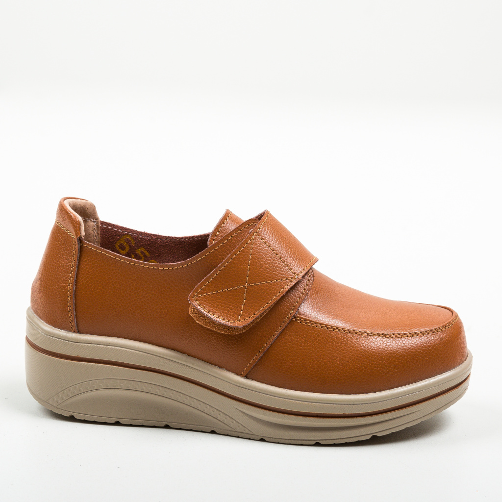 Pantofi dama camel casual Hausberg online